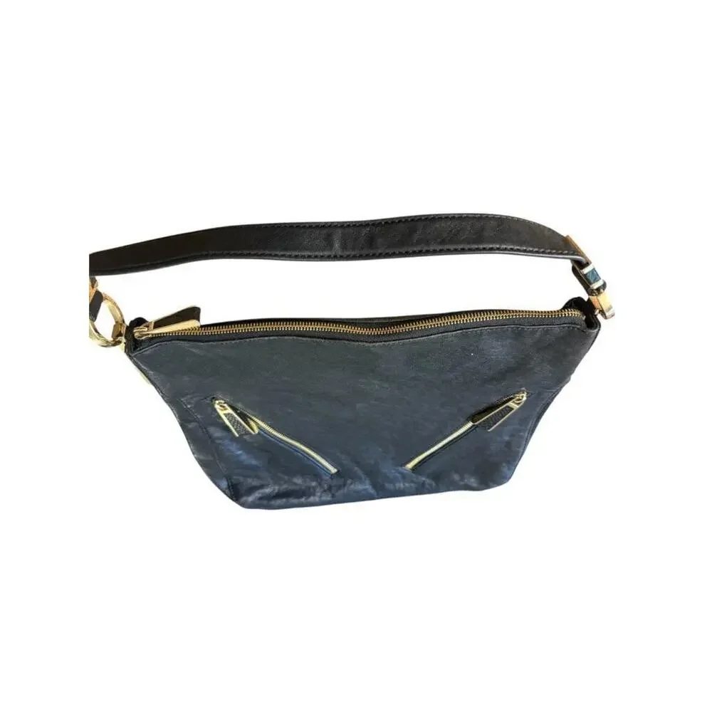 Michael Kors Black Leather Hobo Bag